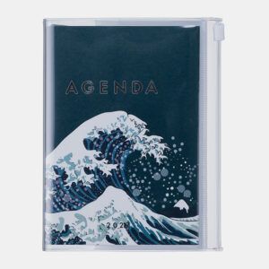 MARK'S | Agenda 16 meses 2026-2027 Semanal A6 - Gran Ola Azul