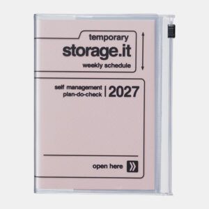 MARK'S | Agenda 16 meses 2026-2027 Semanal A6 - Storage.it Rosa