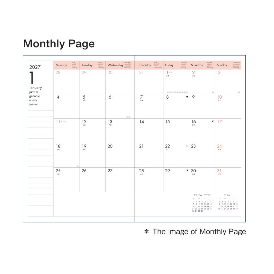 MARK'S | Agenda 15 meses 2026-2027 Semanal B6 - Colors Lila - Imagen 3