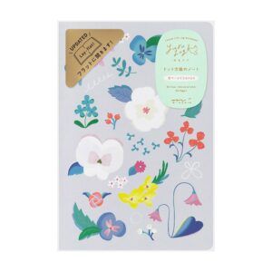 MIDORI | Cuaderno B6 Malla Puntos YURU LOG - Floral