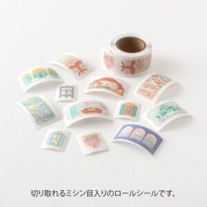 MIDORI | Rollo Pegatinas (140) YURU LOG ROLL STICKER - Window Views