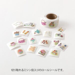 MIDORI | Rollo Pegatinas (210) YURU LOG ROLL STICKER - Motifs