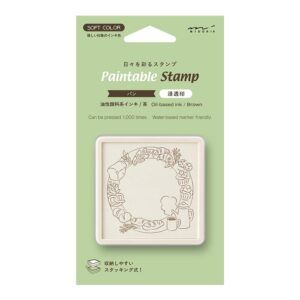 MIDORI | Sello automático coloreable SOFT COLOR - Bread Brown
