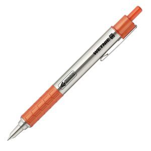 ZEBRA | Bolígrafo Presurizado 0,7 mm WETNIE - Naranja (Tinta Negra)