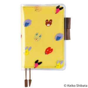 HOBONICHI | Funda Protectora Transparente A6 - COVER ON COVER A6 Keiko Shibata (Dog Ears Fluttering in the Wind)