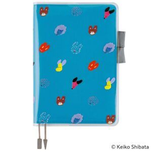 HOBONICHI | Funda Protectora Transparente A5 - COVER ON COVER A5 Keiko Shibata (Dog Ears Fluttering in the Wind)