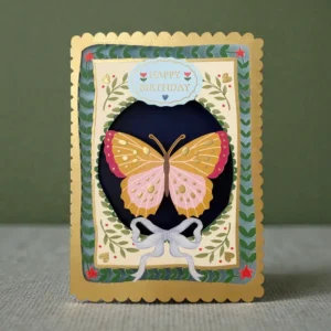ALLJOY DESIGN | Tarjeta de Felicitación Cumpleaños - Butterfly