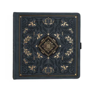 ARCHER & OLIVE | Cuaderno cuadrado (20x20 cm) Malla Puntos Kraft - Storybook in Navy