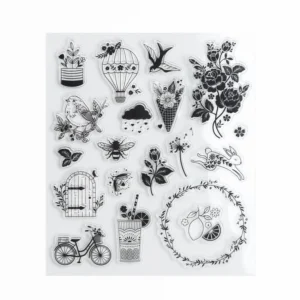 ARCHER & OLIVE | Sellos para Metacrilato Acrylic Stamps - Fave Icons
