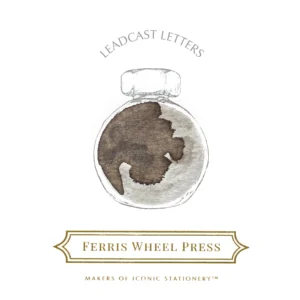 FERRIS WHEEL PRESS | Tintero Vidrio 38 ml - EVERYDAY Leadcast Letters