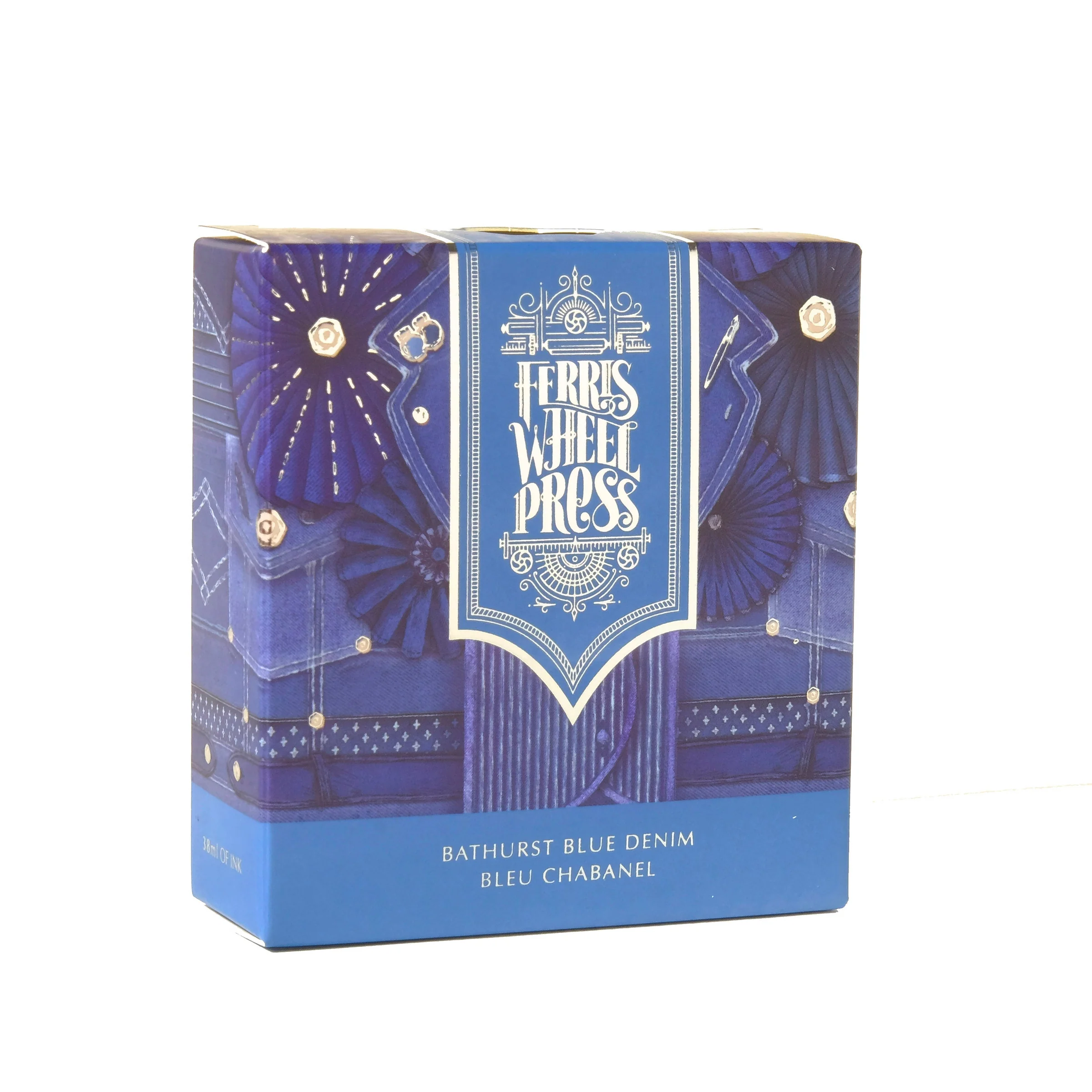 FERRIS WHEEL PRESS | Tintero Vidrio 38 ml - EVERYDAY SHIMMER Bathurst Blue Denim - Imagen 4