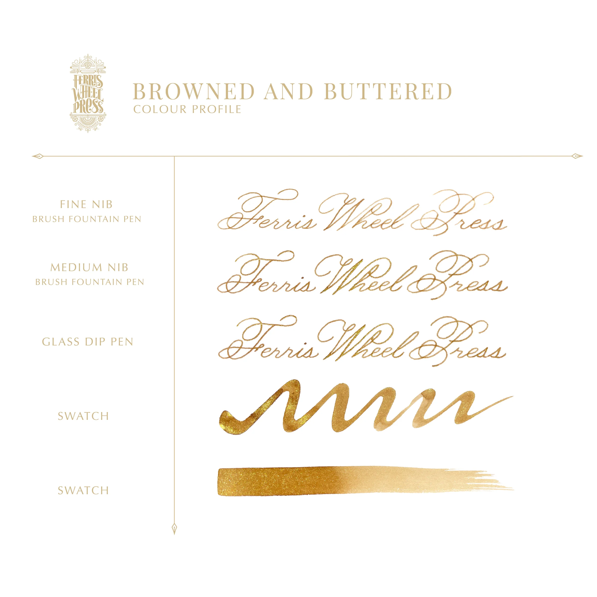 FERRIS WHEEL PRESS | Tintero Vidrio 38 ml - EVERYDAY SHIMMER Browned and Buttered - Imagen 3