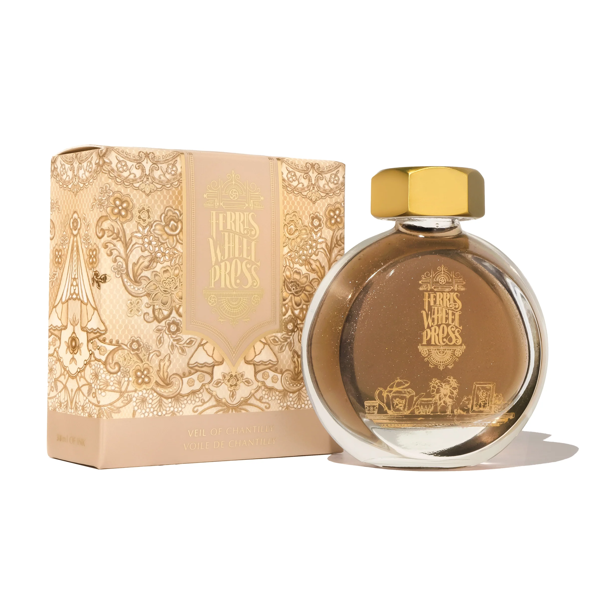 FERRIS WHEEL PRESS | Tintero Vidrio 38 ml - EVERYDAY SHIMMER Veil of Chantilly