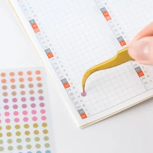 HOBONICHI | Pegatinas Transparentes de Puntos - TSUKI no IRO: Transparent Dot Stickers (3.5mm)