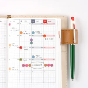 HOBONICHI | Pegatinas Transparentes de Puntos - TSUKI no IRO: Dot (6mm)