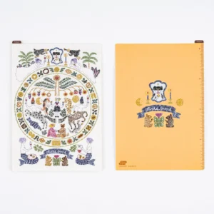 HOBONICHI | Plantilla de Escritura A5 - iyo okumi: Hobonichi Pencil Board for A5 Size (Happy Tea Time - Taste Good)