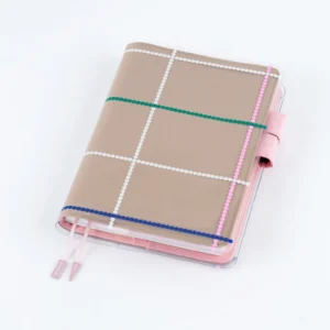 HOBONICHI | Funda Protectora Transparente A5 - COVER ON COVER A5 Yoshie Watanabe (Dotted Plaid)