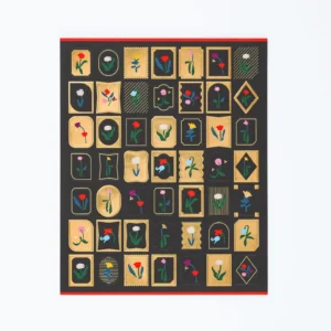 HOBONICHI | Pegatinas Decorativas Foil - Yoshie Watanabe (Petit Bloom)