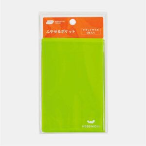 HOBONICHI | Set 5 Bolsillos Adhesivos - Add-on Pocket (Ticket Size)