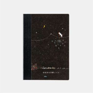 HOBONICHI | Cuaderno Cuadriculado A6 - Hiroko Kubota (Another night of falling star sparklers)