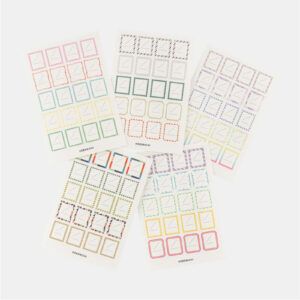HOBONICHI | Pegatinas Marco para Fechas - Frame Stickers for Dates