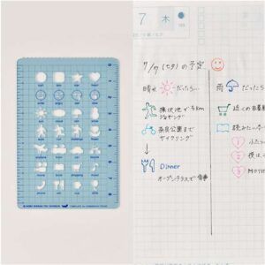 HOBONICHI | Plantilla de Dibujo - Stencil - Activities