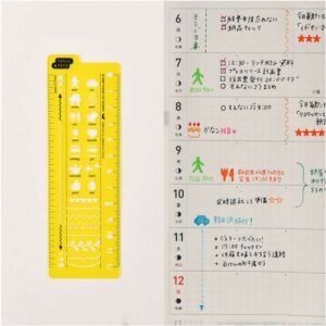 HOBONICHI | Plantilla de Dibujo - Stencil - Schedule