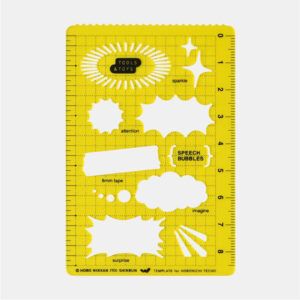HOBONICHI | Plantilla de Dibujo - Stencil - Speech Bubbles