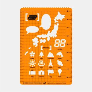 HOBONICHI | Plantilla de Dibujo - Stencil - Travel