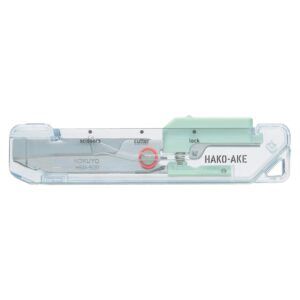 KOKUYO | Cutter y Tijeras 2 Way HAKOAKE - Transparent Green