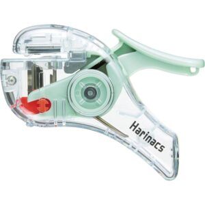 KOKUYO | Grapadora SIN Grapas HARINACS Compact - Transparent Green