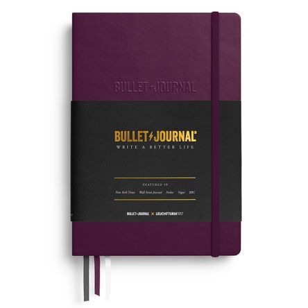 LEUCHTTURM1917 | Cuaderno A5 Malla Puntos BULLET JOURNAL Ed. 2 – Purple