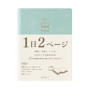 [PREVENTA] MIDORI | Agenda 2027 Diaria HIBINO A6 - Blue Green