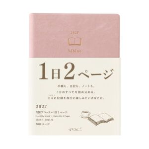 [PREVENTA] MIDORI | Agenda 2027 Diaria HIBINO A6 - Pink