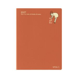[PREVENTA] MIDORI | Agenda 2027 Mensual POCKET A6 - Ojisan Terracotta