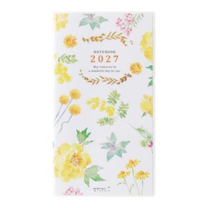 [PREVENTA] MIDORI | Agenda 2027 Mensual POCKET B6 Slim - Country Time Flower