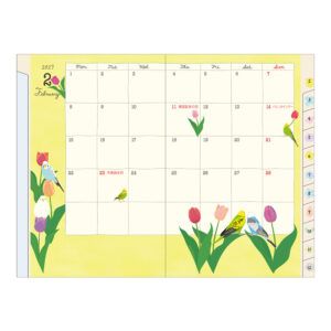[PREVENTA] MIDORI | Agenda 2027 Mensual POCKET Mini B7 - Bird