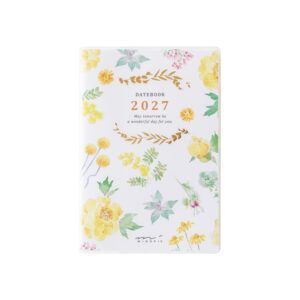[PREVENTA] MIDORI | Agenda 2027 Mensual POCKET Mini B7 - Country Time Flower