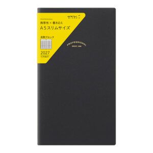 [PREVENTA] MIDORI | Agenda 2027 Mensual PROFESSIONAL PRD A5 Slim - Black