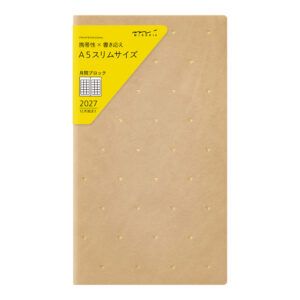 [PREVENTA] MIDORI | Agenda 2027 Mensual PROFESSIONAL PRD A5 Slim - Camel Diamond
