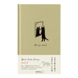 [PREVENTA] MIDORI | Agenda 2027 Semanal BOOK STYLE B6 - Cat Beige