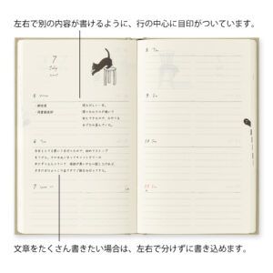 [PREVENTA] MIDORI | Agenda 2027 Semanal BOOK STYLE B6 - Cat Beige