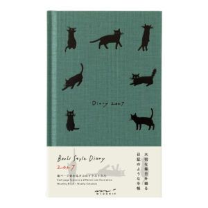 [PREVENTA] MIDORI | Agenda 2027 Semanal BOOK STYLE B6 - Cat Green