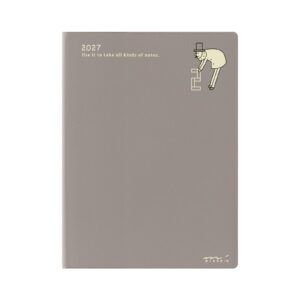 [PREVENTA] MIDORI | Agenda 2027 Semanal POCKET A6 - Ojisan Grey