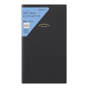 [PREVENTA] MIDORI | Agenda 2027 Semanal Vertical PROFESSIONAL PRD A5 Slim - Black