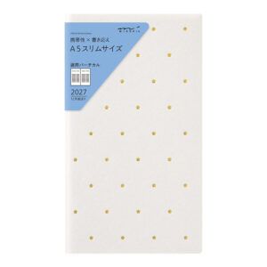[PREVENTA] MIDORI | Agenda 2027 Semanal Vertical PROFESSIONAL PRD A5 Slim - White Flower