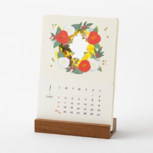 [PREVENTA] MIDORI | Calendario Sobremesa 2027 LASER PROCESSING - Flowers