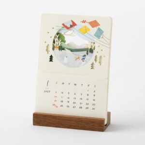 [PREVENTA] MIDORI | Calendario Sobremesa 2027 LASER PROCESSING - Landscapes