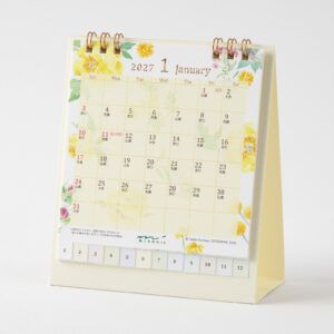 [PREVENTA] MIDORI | Calendario Sobremesa 2027 Ring S - Country Time Flower