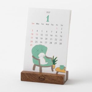 [PREVENTA] MIDORI | Calendario Sobremesa 2027 STAND - Dog